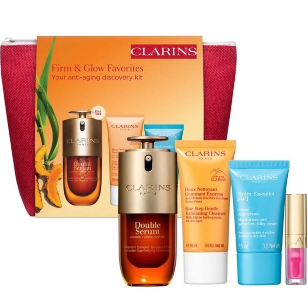 SOLD🔥Clarins Firm & Glow Favorites set